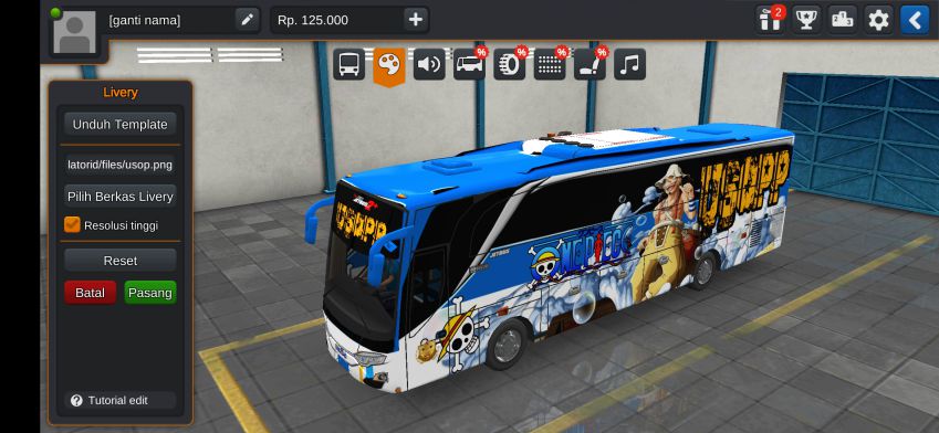 Bus One Piece Usop