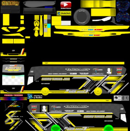Download Livery Bussid Bus JB3 STJ Lasamba