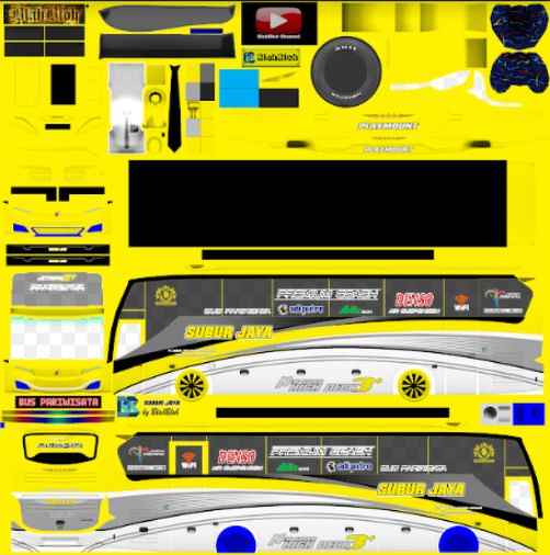 Download Livery Bussid Bus JB3 Playmount Subur Jaya