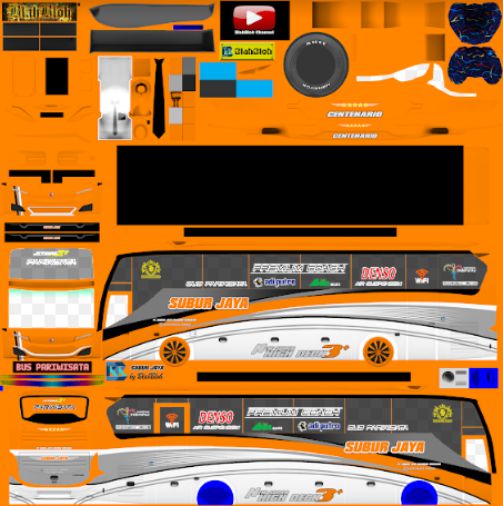 Download Livery Bussid Bus JB3 Centenario Hino