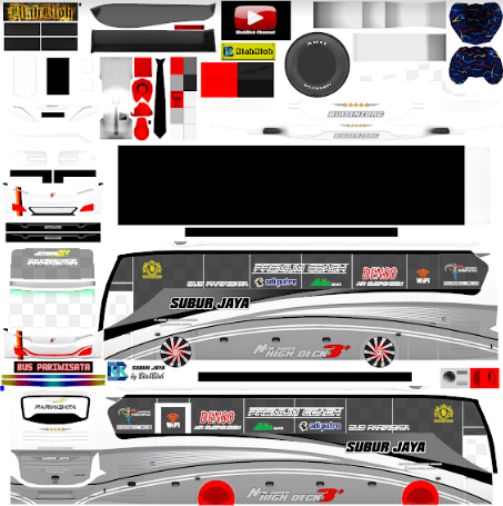Download Livery Bussid Bus JB3 Subur Jaya Buitenzorg