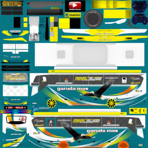 Bus JB3 Garuda Mas Darkside