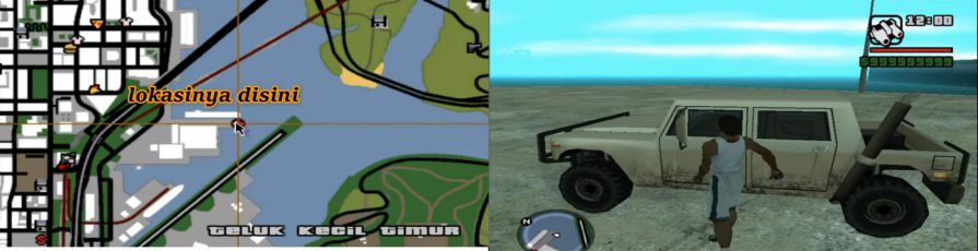 Tempat Kendaraan GTA San Andreas Small Eastern Bay