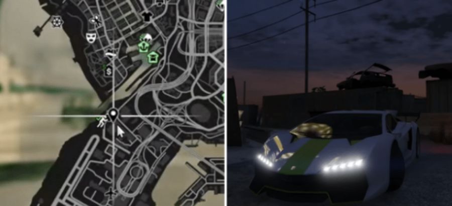 Lokasi Mobil Langka GTA 5 Peggasi Zentorno