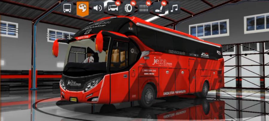 download livery Bussid XHD Jeka Trans