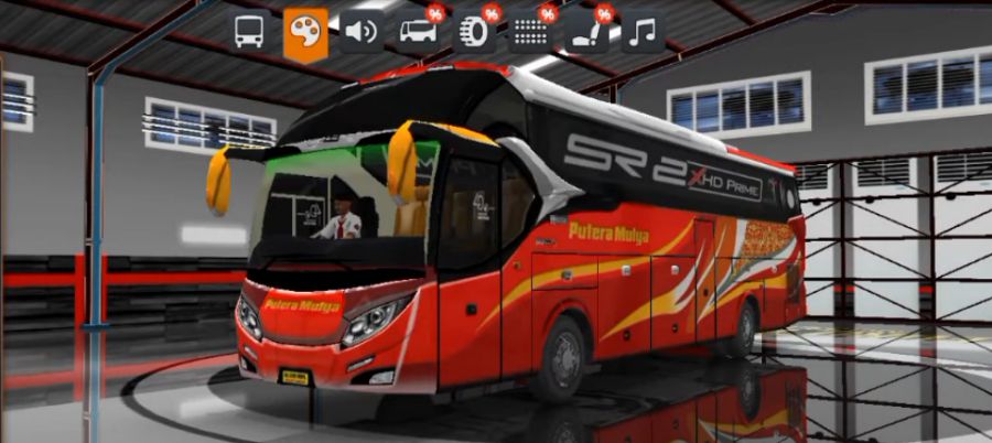 download livery Bussid XHD Putra Mulia