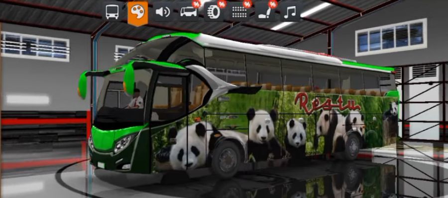 download livery Bussid XHD Restu