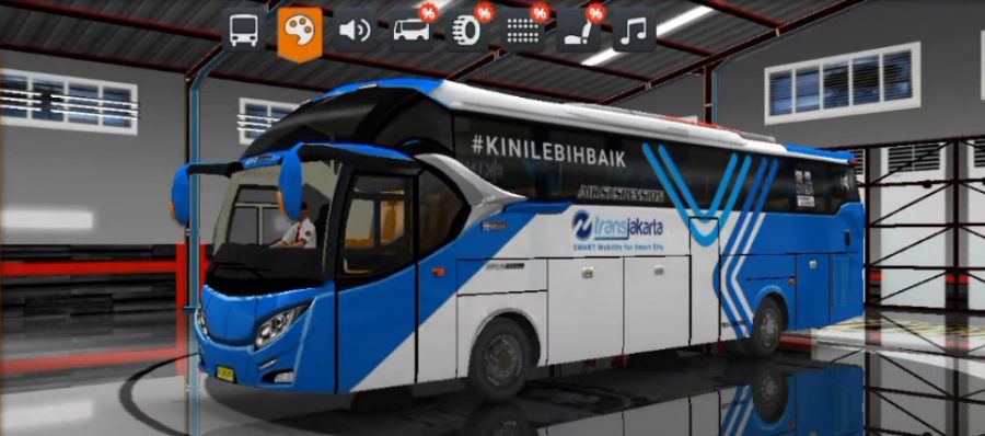 download livery Bussid XHD Trans Jakarta