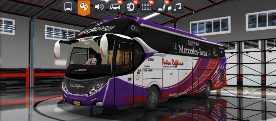 Download livery Bussid XHD Putra Rfflesia