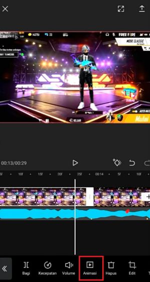 UI Apliksi Edit Video CapCut