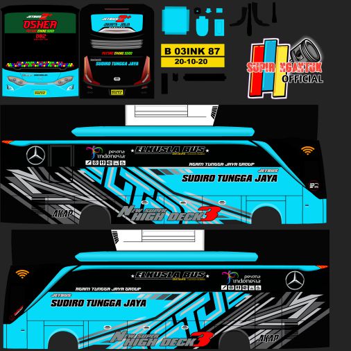 Download Livery Bussid STJ Oshea