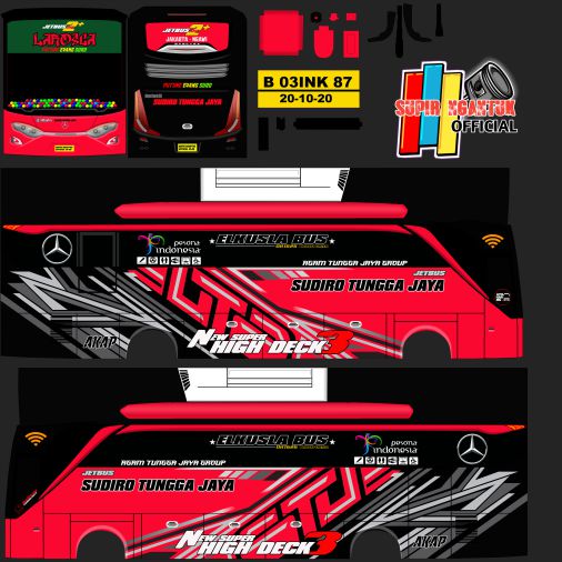 Download Livery Bussid STJ Larosca