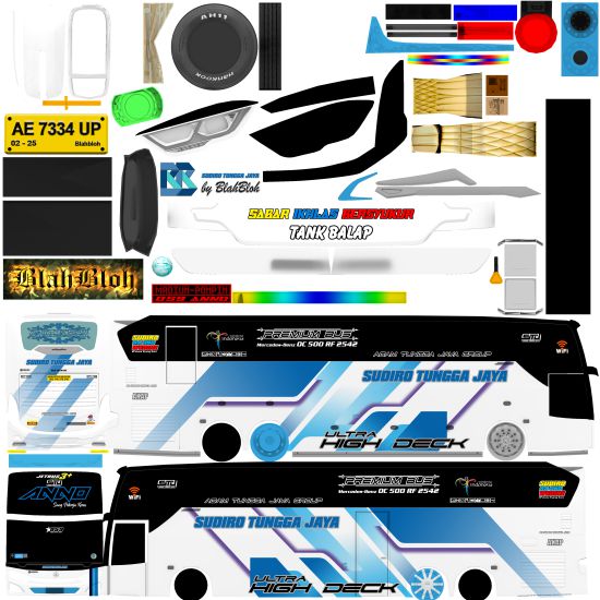 Livery Bus Sudiro Tungga Jaya Anno