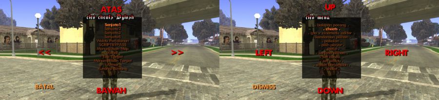 Fitur Full Cheat Download GTA Extreme Indonesia Android