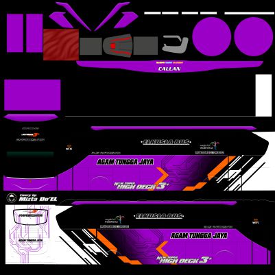  Livery Bussid ATJ SHD Callan