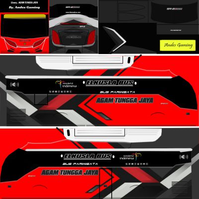 Livery Bus Agam Tungga Jaya XHD