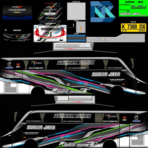 Download Livery Bussid Subur Jaya SHD Pullman