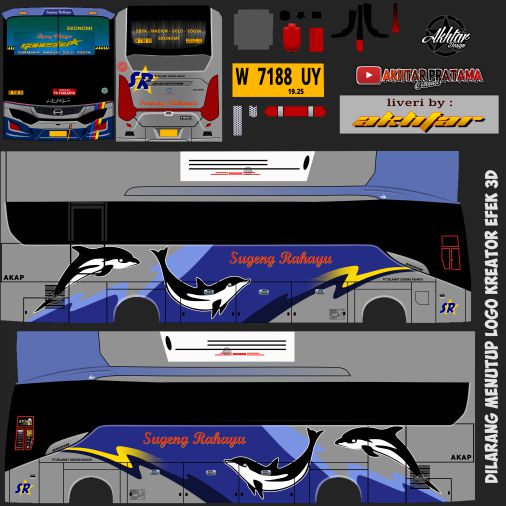 Livery Bussid Sugeng Rahayu Ganesha AC Tarif Biasa 
