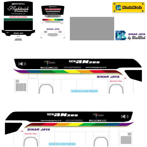 Livery Bussid Sinar Jaya JBSHD