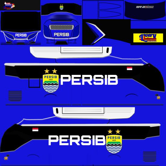 Livery Bussid Bus Resmi Tim Persib Bandung