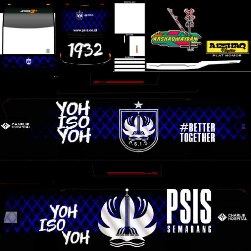 Livery Bussid PSIS Resmi HD