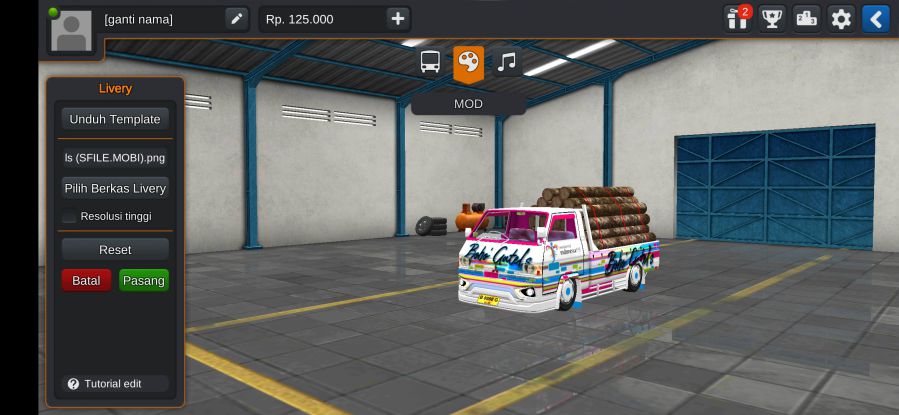 Download Mod Bussid L300 Muatan Kayu
