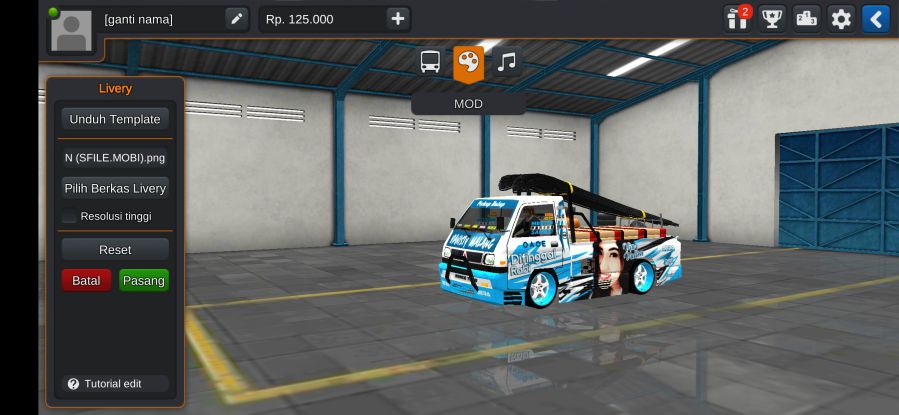 Download Mod Bussid L300 Muatan Bahan Bangunan 