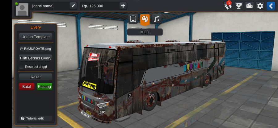 Download Mod Bussid Bus Tua Patas Budiman