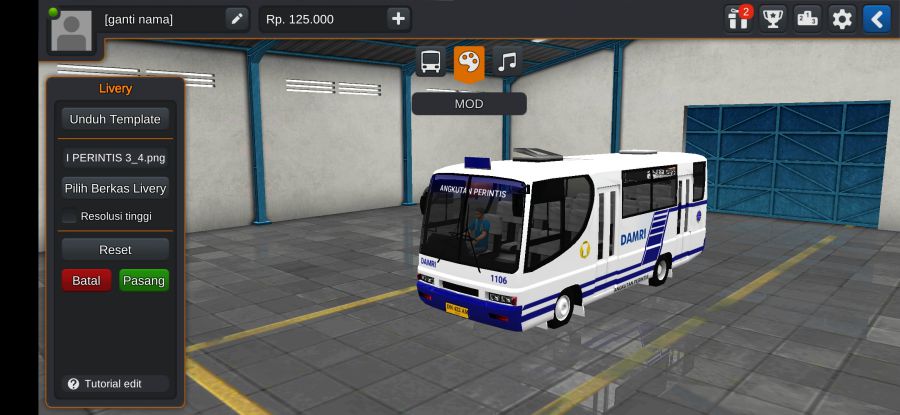 Bus Tua DAMRI