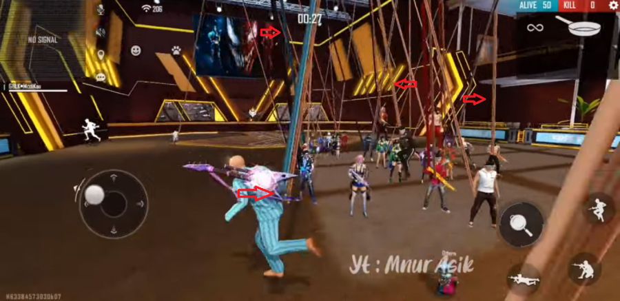 Cheat Free Fire Tembus Tembok Dengan Fitur Antena Tangan