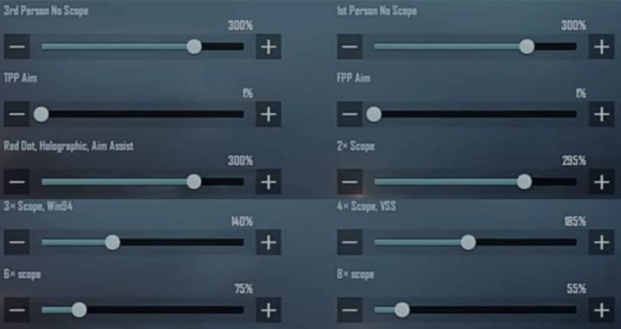 Sensitivitas Gyroscope PUBG HP Vivo
