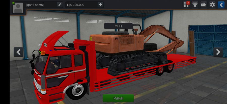 Mod Bussid Truck Fuso Tribal Muatan Excavator