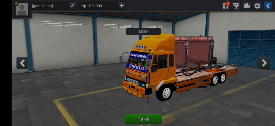 Mod Bussid Truck Fuso Tribal Muatan Tangki Gas