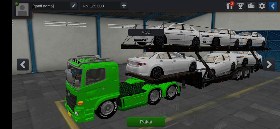 Mod Bussid Truck HinoTrailer Pengangkut Mobil