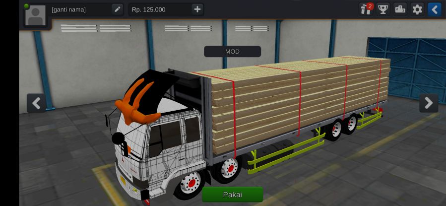 Mod Bussid Truck Fuso Tribal Muatan Papan