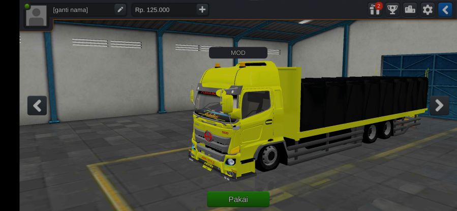 Mod Bussid Truck Hino 500 NG Muatan Semen