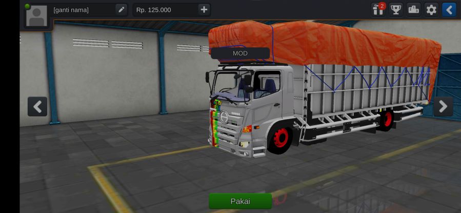 Mod Bussid Truck Hino Terpal Oren