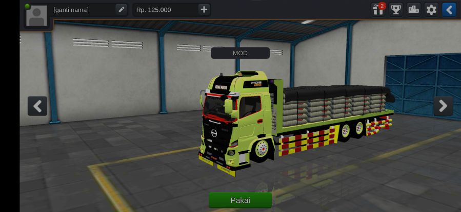 Mod Bussid Truck Hino L Muatan Semen