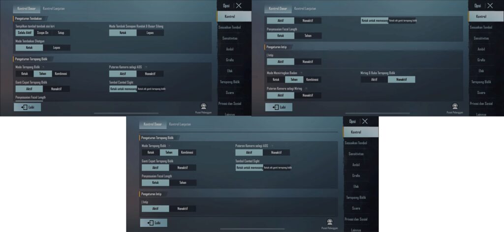 Kontrol Dasar Player Unknown Battlegrounds
