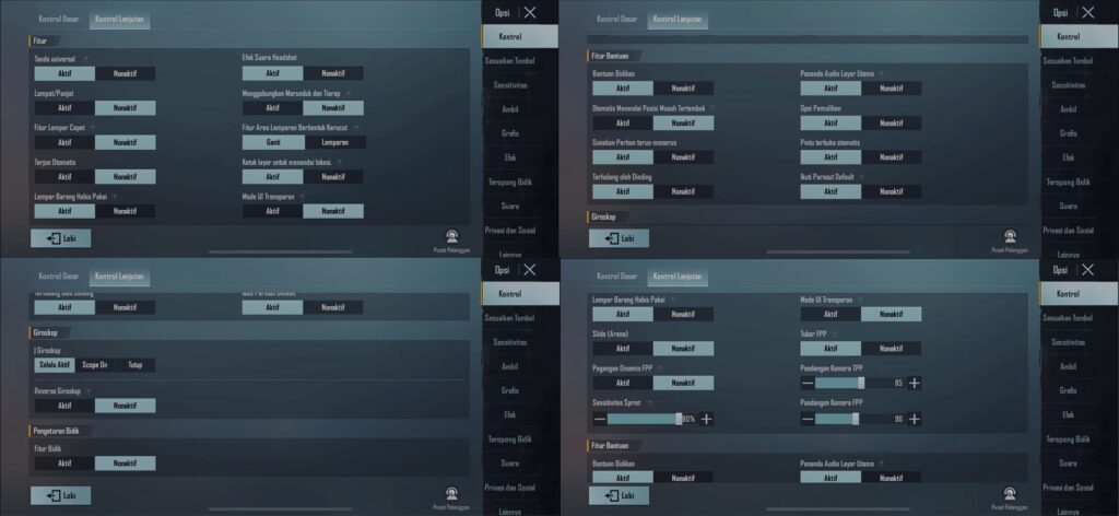 Kontrol Lanjutan Player Unknown Battlegrounds