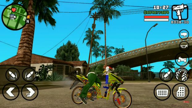 Mod GTA SA Android Motor Vario Drag
