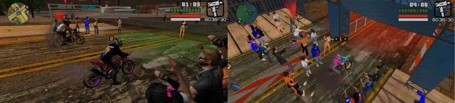 GTA SA Android Mod Drag Fitur Lintasan Balap