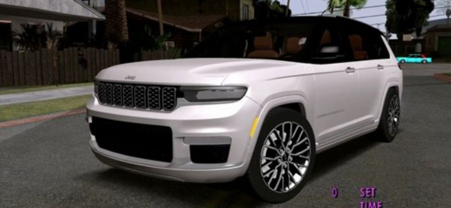 Mod Mobil di GTA SA Android 2023 Jeep Cherokee L