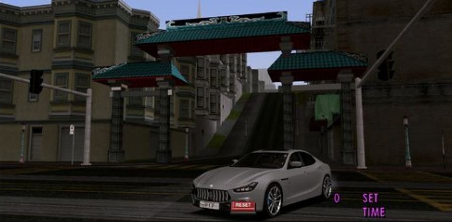 Mod Mobil di GTA SA Android 2021 Maserati Ghibli Hybrid