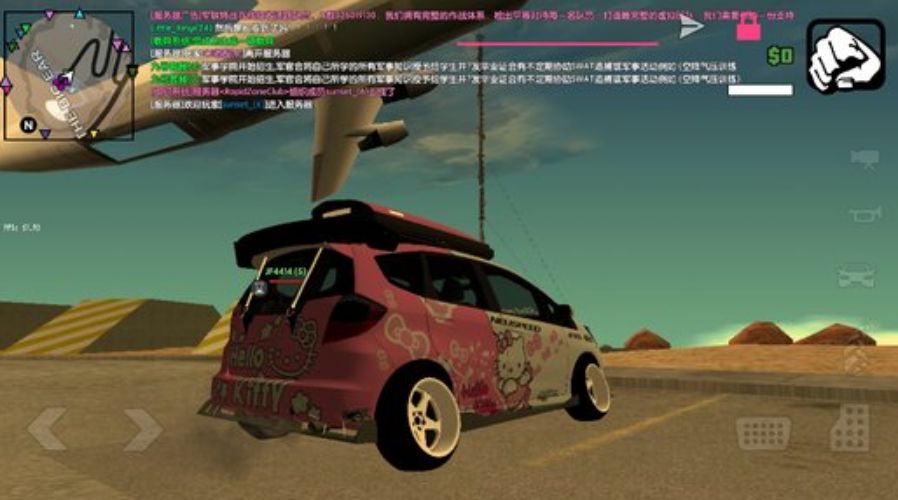 Mod Mobil di GTA SA Android Honda Jazz Fit