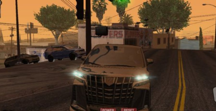 Mod Mobil di GTA SA Android Toyota Alphard 