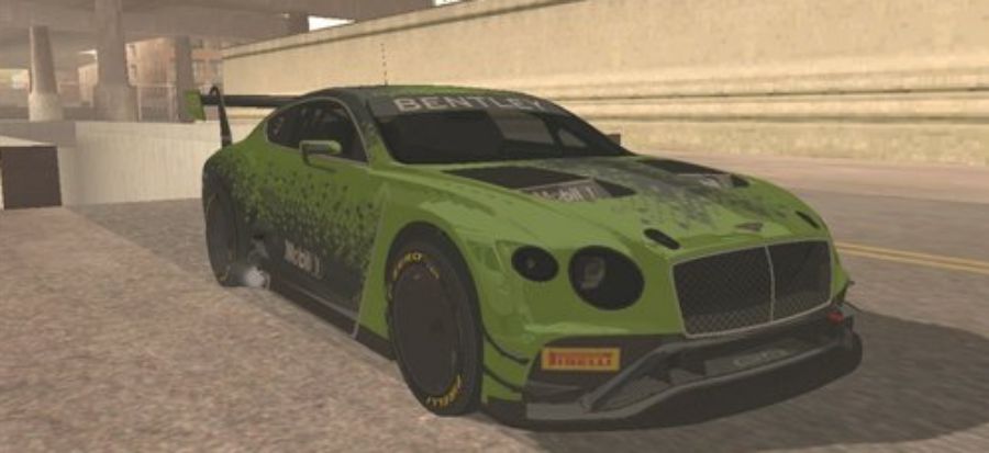 Mod Mobil di GTA SA Android 2020 Bentley Continental GT3