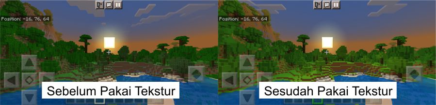 Grafik Minecraft HD di Android Dengan Pakai Tekstur