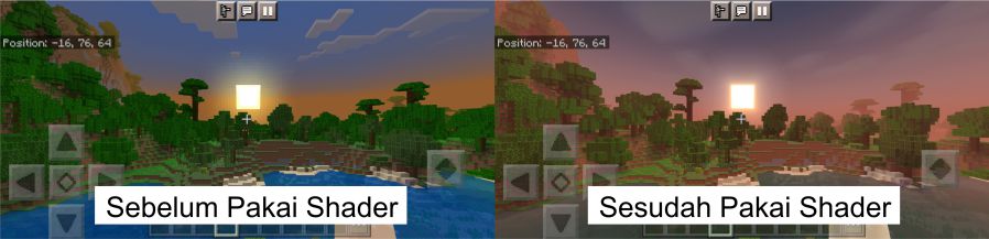 Grafik Minecraft HD di Android Dengan Pakai Shader