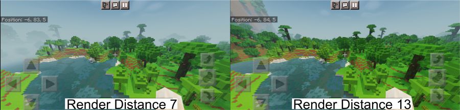 Setting  Menambah Render Distance